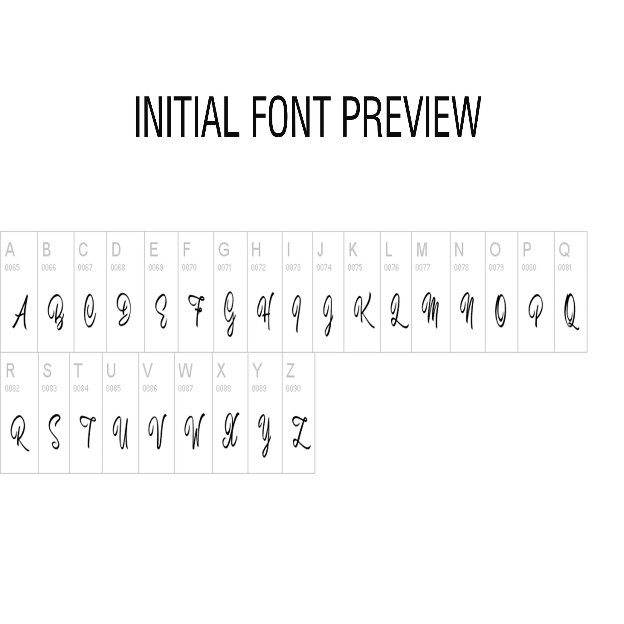 14K Solid Gold Custom Script Letter Necklace - InfinityJools