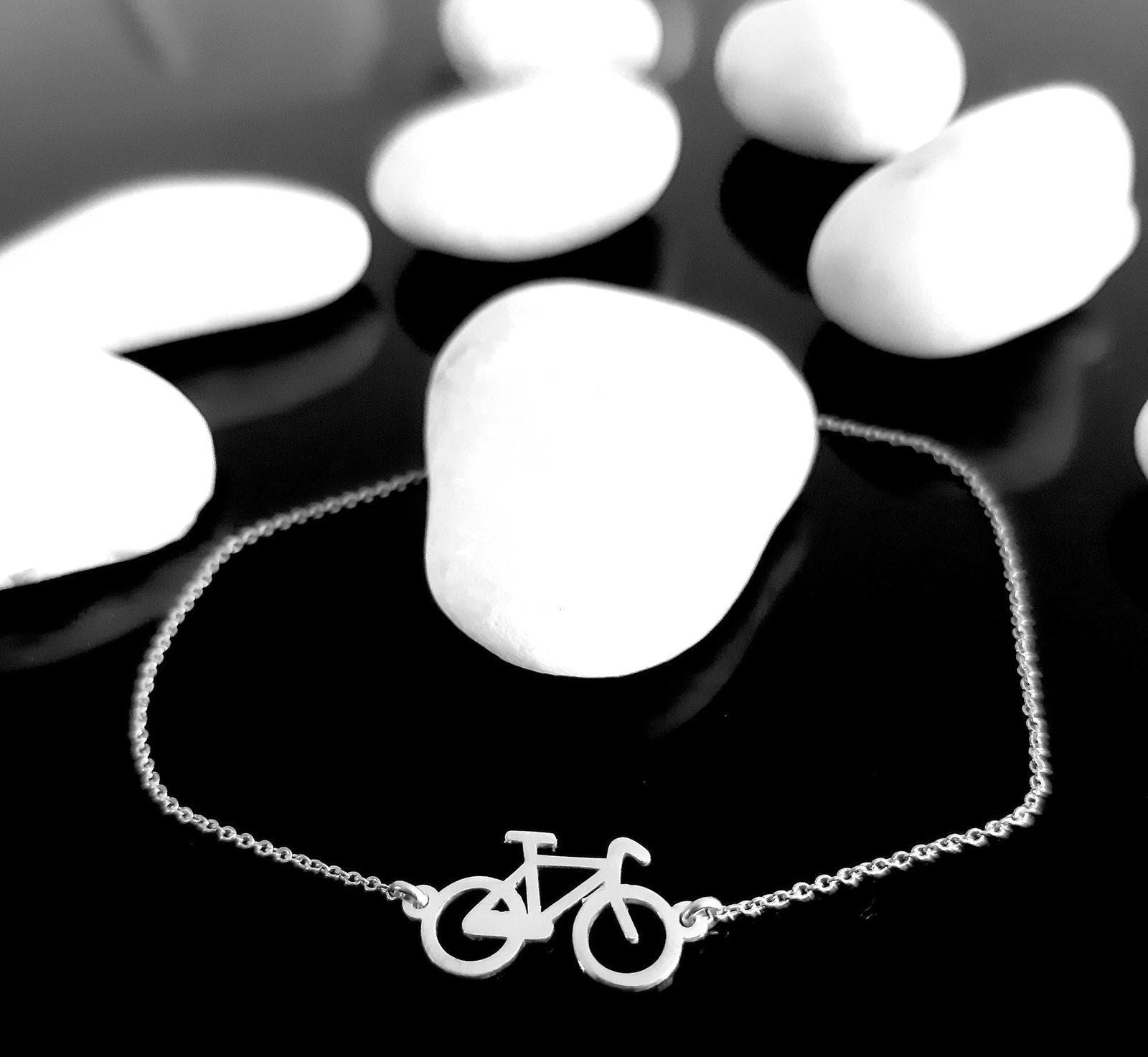 14k Yellow gold Bicycle Bracelet - InfinityJools