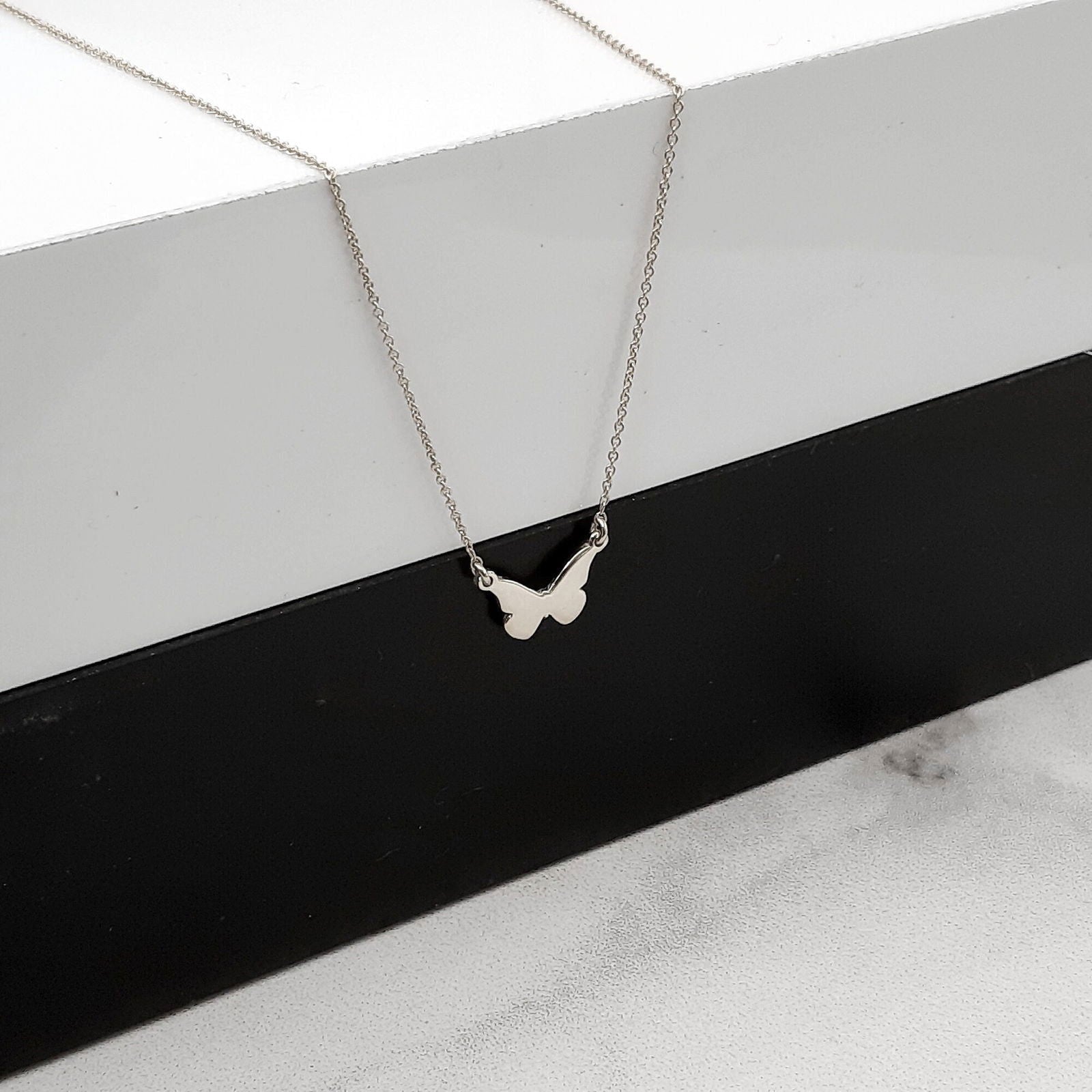 Dainty 14k Solid Gold Butterfly Necklace - InfinityJools