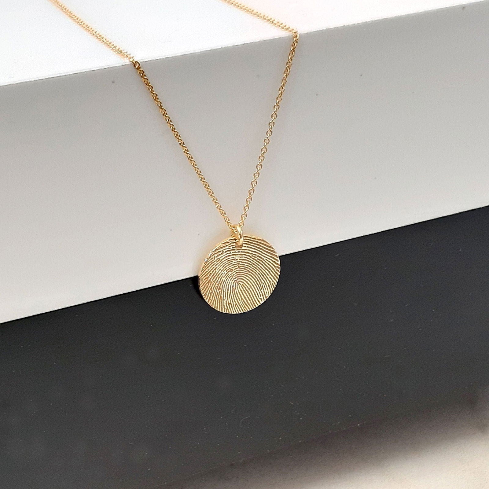 Handwriting Necklace • Custom Handwriting Jewelry • Signature Disc Necklace - InfinityJools